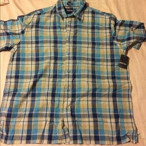 St. John’s bay short sleeve button down shirt
